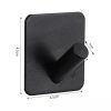 Nail-free Stainless Steel Single Hook Alumimum Hook Towel Self-adhesive Hook Single Hook - Image 4