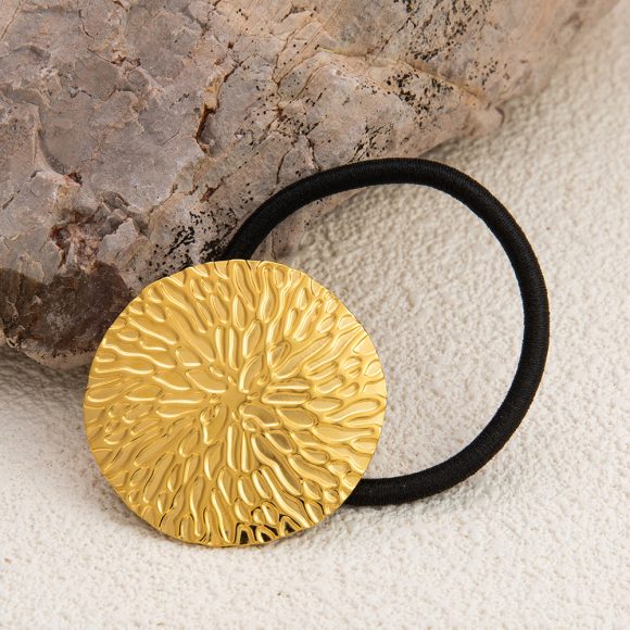 Stainless Steel Flower Style Hair Band Advanced Sense - Image 9
