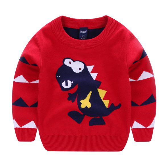 Boy's Explosion Of Wild Dinosaur Sweater - Image 4