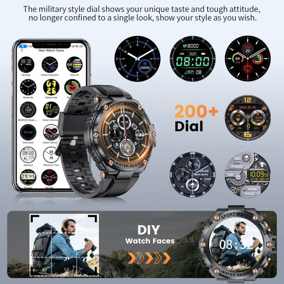 Large Screen Disc Smart Watch For Men - Image 4