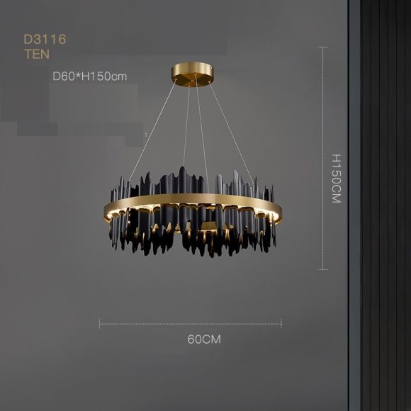 Postmodern Italian Minimalist Luxury Living Room Dining Room Chandelier - Image 4
