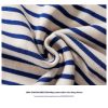 Classic Retro Cotton Striped Round Neck Casual Long Sleeve T-shirt Men - Image 4