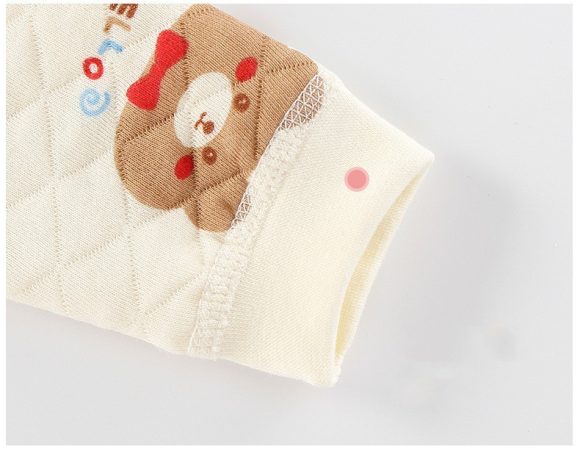 Padded Long Sleeve Baby Onesie - Image 3