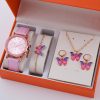 Ladies Graduated Belt Watch Jewelry Set - Image 8