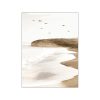 Nordic Modern Canvas Art Wall Painting Gold Foil Beach - Image 3