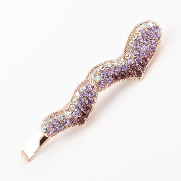 Women's Korean-style Heart Shape Rhinestone Hair Accessories - Image 2