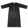 Ethnic Stitching Contrast Color Men's Robe - Image 2