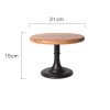 Solid wood tray dessert cake stand - Image 3