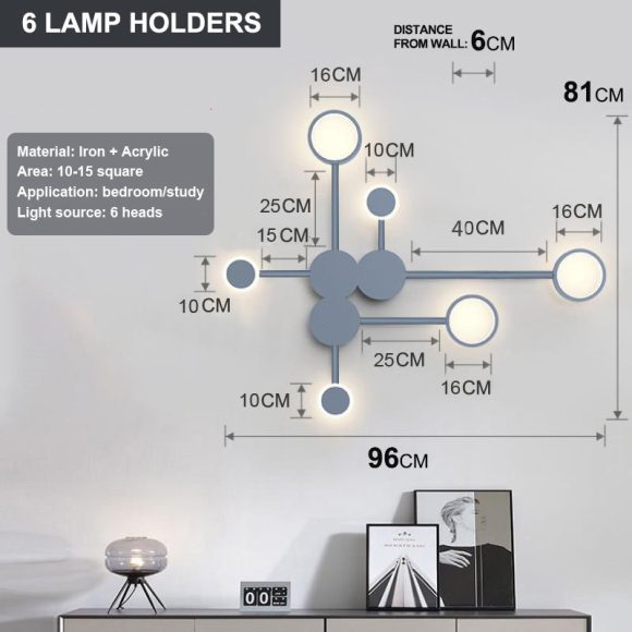 Contracted Bedroom Bedside Lamp Designer Wall Lamp - Image 7