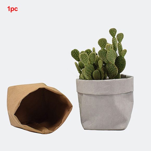 Flower pot supplies washed kraft paper storage bag - Image 7