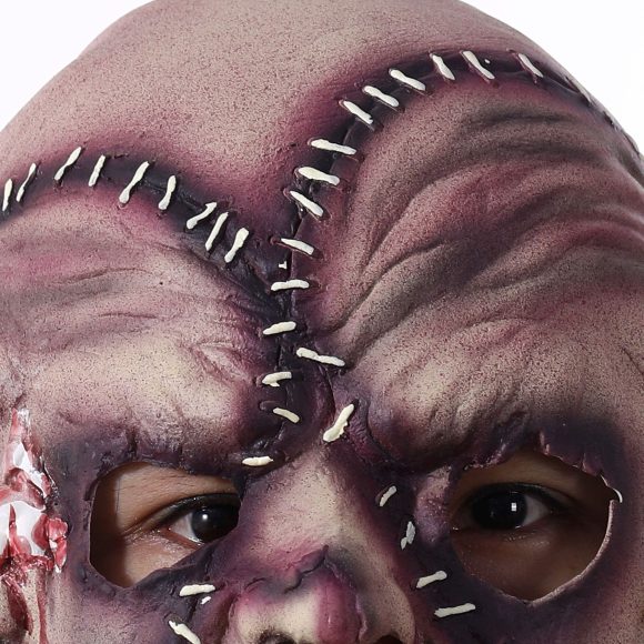 Halloween Three-sided Grimace Horror Mask Cosplay Mask Party Scary Mask Prop - Image 8