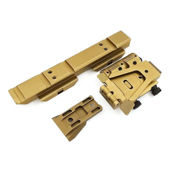 SOTAC-GEAR Tactical G33 Mounts Magnifier Flip-To-Side Quick Detach w/ 5/8" Riser for G23 3X Magnifiers Fits 20mm Picatinny Rail - Image 7