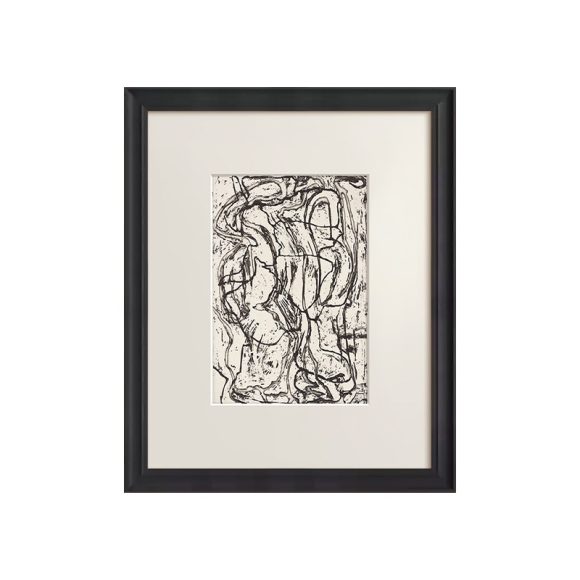 Black And White Lines High-end Abstract Paintingfor Hanging Retro Decorative Painting - Image 8
