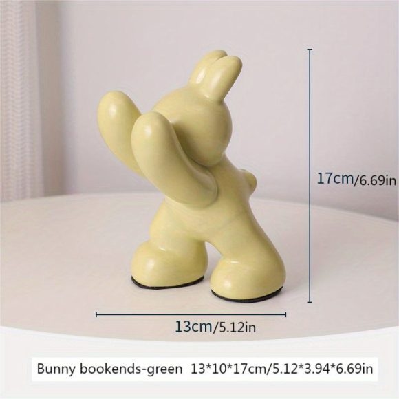 Decorative Ceramic Book Ends Creative Animal Figurine Book Ends Stands Suitable For Hold Cds Dvds Magazines - Image 9