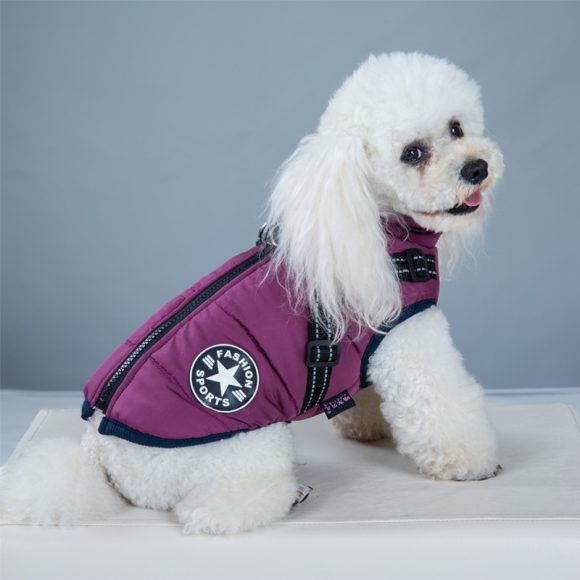 Waterproof Dog Clothes Winter Dog Coat With Harness Warm Pet Clothing Big Dog Jacket Chihuahua Labrador Coat Costume - Image 7
