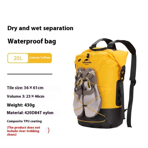 Waterproof Outdoor Dry Wet Separation Backpack - Image 9