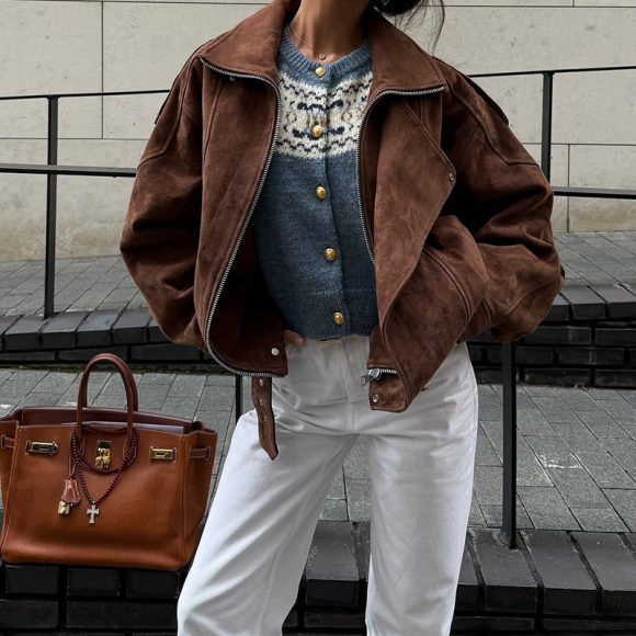 Short Loose Jacket Coat Women - Image 5