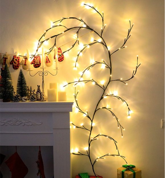 LED Light String Arrangement Colored Light Rattan Room Decorative Light - Image 6