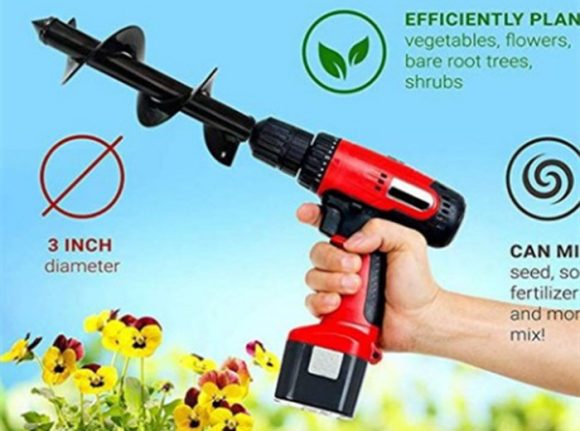 Ground Drilling Machine Drill Bit Spiral Tree Planting Earth Boring Machine Screw Rod Garden Vegetable Planting Pine Soil Drill Bit Flower Planting Drill Drill Head - Image 6