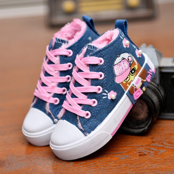 Children's Shoes Canvas Girls' Sneakers - Image 3