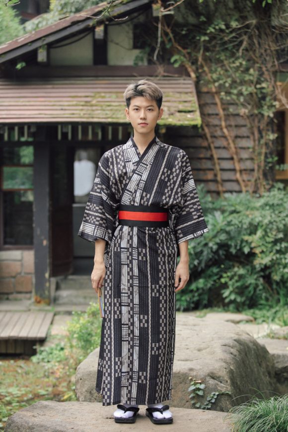 Japanese Kimono Male Traditional Samurai Gentleman - Image 8