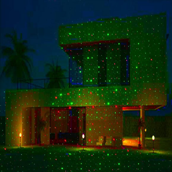 Christmas Laser Projector 8 Patterns LED Lights With Remote - Image 5