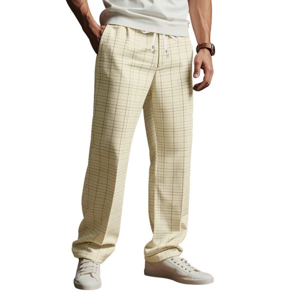 Thin Men's Loose Casual Minimalism Wide Leg Pants - Image 6