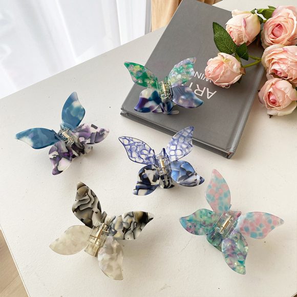 Butterfly Hairpin Girl Clip Back Head Pan - Image 7