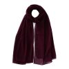 Women's Pure Color Pearl Chiffon Bubble Scarf Gauze Scarf - Image 10