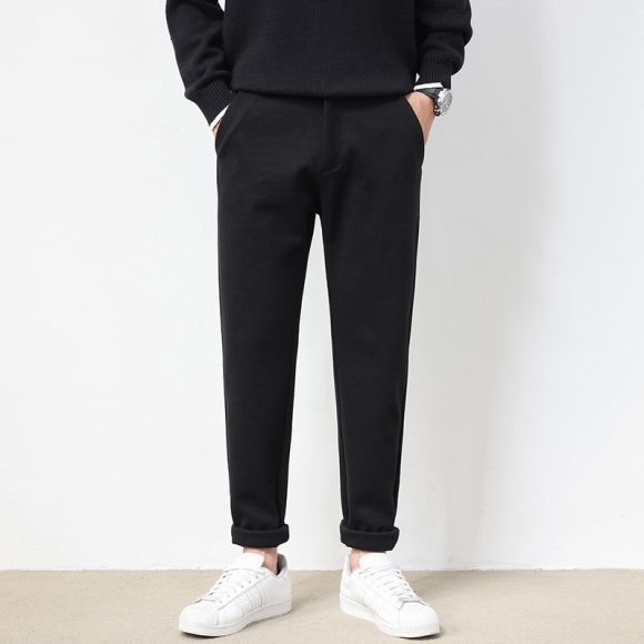Men's Business Woolen Straight Casual Pants - Image 4