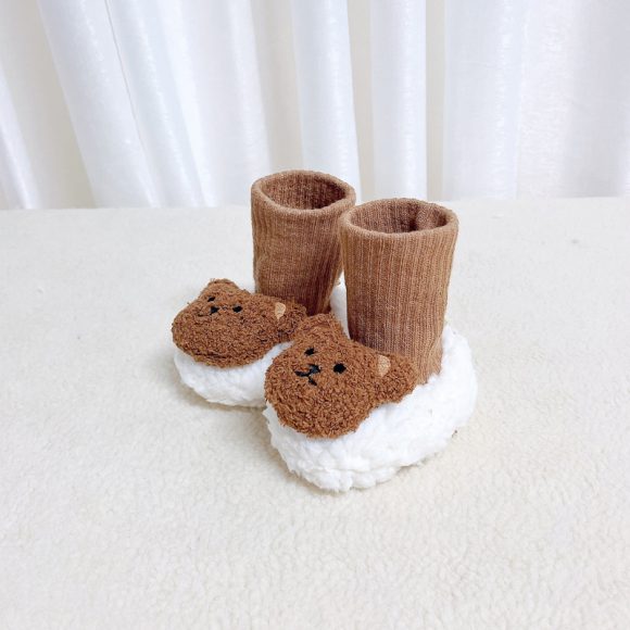 Thick Cotton Shoe Cover Baby Foot Protector Plus Velvet - Image 8