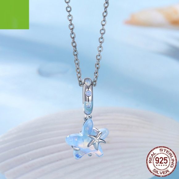 S925 Silver Fantasy Starfish Pendant Diy Bracelet Beads - Image 5