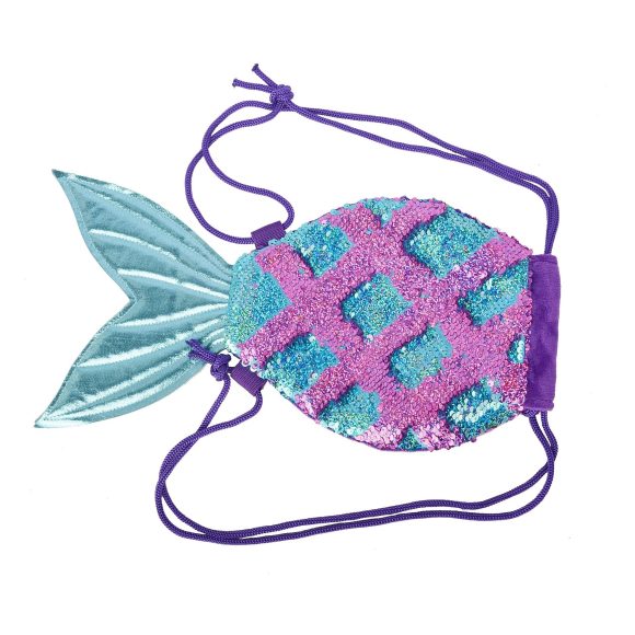 Mermaid Tail Sequin Fashion Drawstring Bag - Image 2