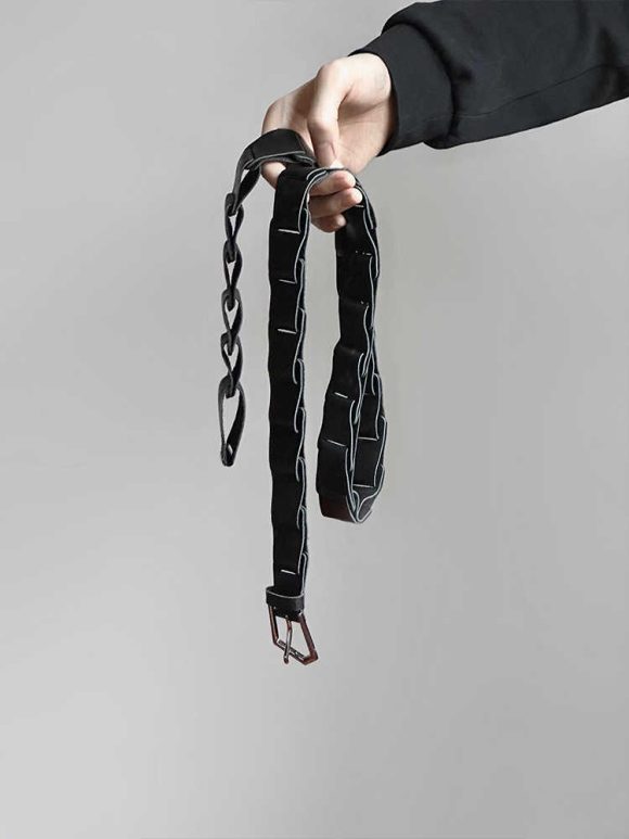 Men's Special-shaped Buckle Stitching Pant Belt - Image 5