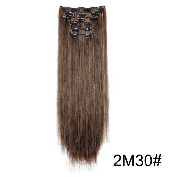 Wig Extensions 6-piece Set, Long Straight Hair - Image 5