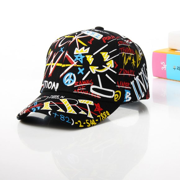 Casual Graffiti Baseball Hat - Image 8