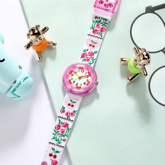 Children's Silicone Cartoon Transparent Cute Fashion Watch - Image 9