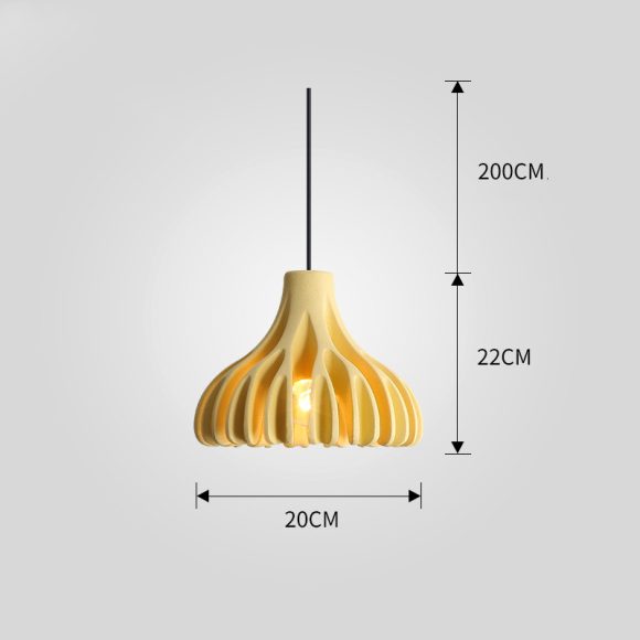 Nordic Dining Room Bedroom Bedside Creative Personality Resin Chandelier - Image 5