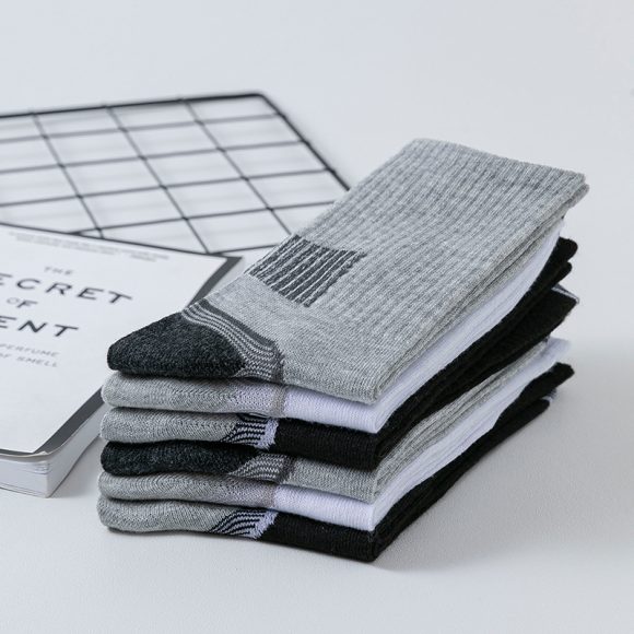 Stripe Sports Long Socks Sweat-absorbent, Comfortable And Breathable - Image 2