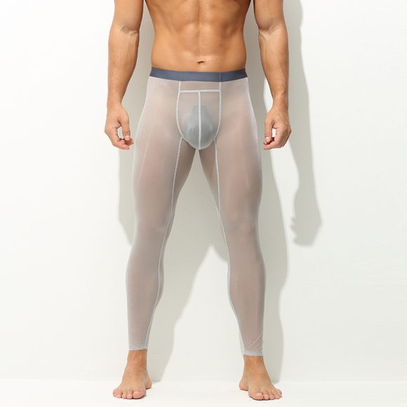 Men's Leggings One-piece Tight Ultra-thin Stretch - Image 3