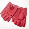 Winter Sheepskin Half Finger Gloves - Image 6