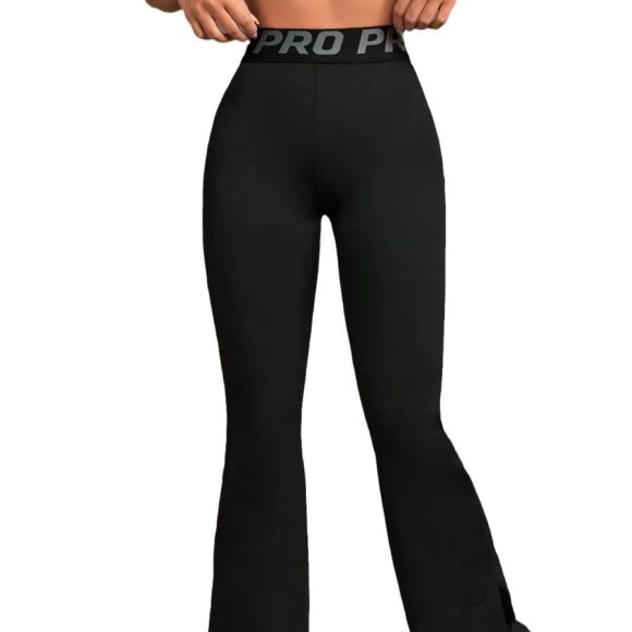 High Waist Flared Hip Raise Slimming Belly Contracting Wide Leg Pants - Image 6