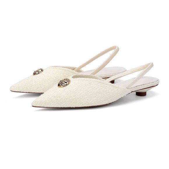 Pointed Toe Stiletto Sandals French Style Temperament Shallow Mouth Pumps Women - Image 3