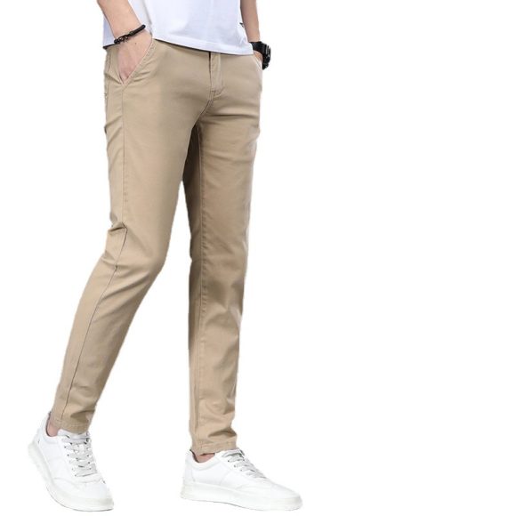 Business Casual Elastic Loose Straight Slim Fit Suit Pants - Image 6