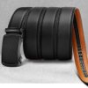 Men's Leather Belt Versatile Cowhide Automatic Buckle - Image 3