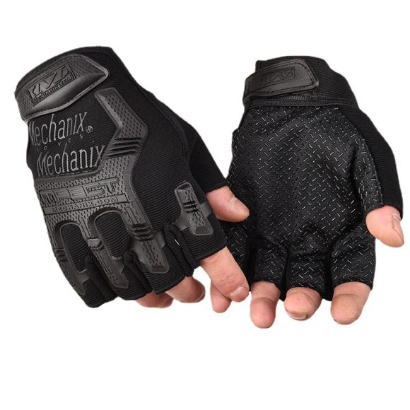 Men's Outdoor Sports Training Fitness Anti-slip Summer Cycling Gloves - Image 3