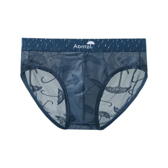Men's Ice Silk Jacquard Briefs - Image 4