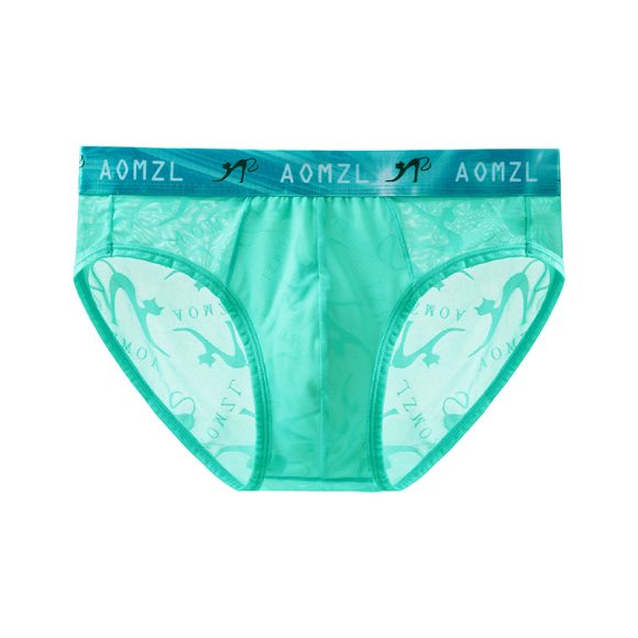 Men's Ice Silk Jacquard Briefs - Image 6