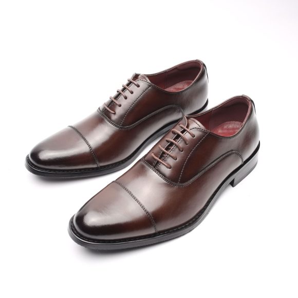 Men's Dress Shoes Inner Height Increasing Leather Shoes British Style - Image 5