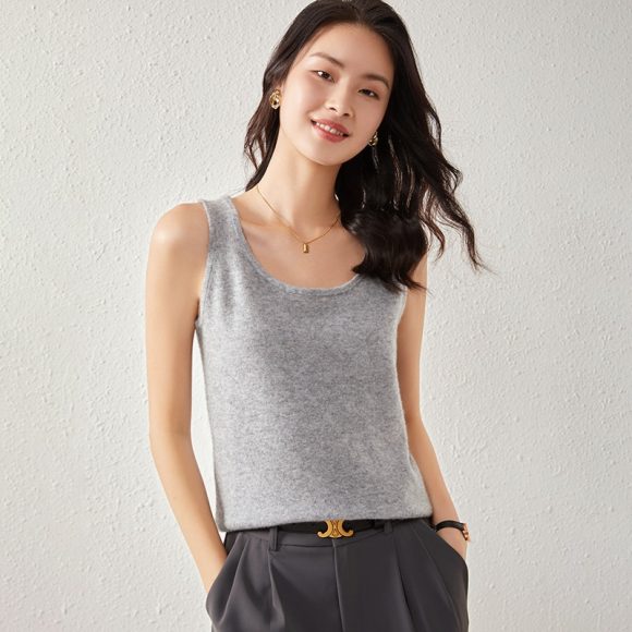 Cashmere Sweater Women's Camisole Close-fitting Inner Wear - Image 9
